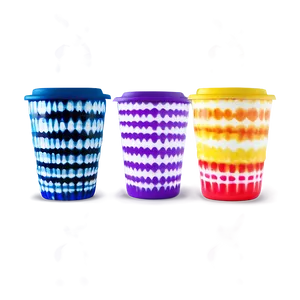 Tie-dye Tumbler Cup PNG Alx
