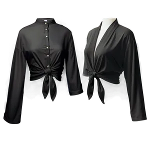 Tie Front Crop Top PNG Qvw PNG