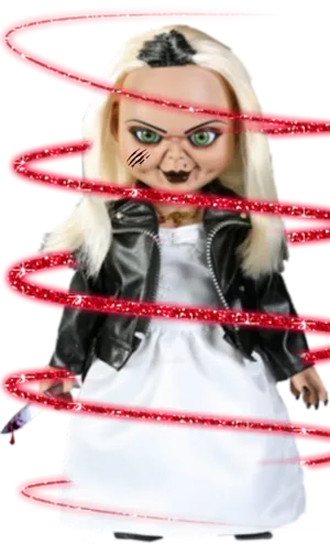 Tiffany Doll Red Spiral Effect PNG image