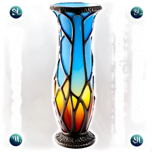 Tiffany Glass Vase Png 6 PNG image