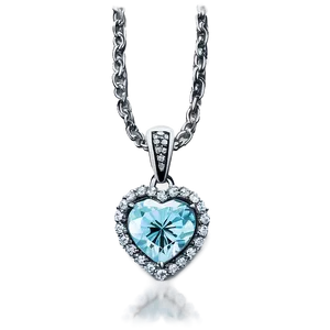 Tiffany Heart Necklace PNG Jjw73