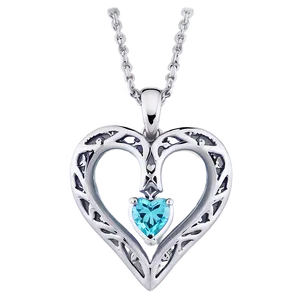 Tiffany Heart Necklace PNG Kub23