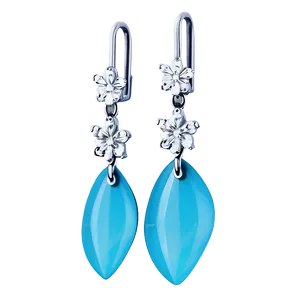 Tiffany Paper Flowers Diamond Drop Earrings PNG 06242024 PNG