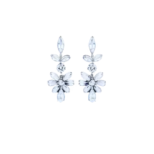 Tiffany Paper Flowers Diamond Drop Earrings PNG Svf PNG