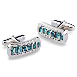 Tiffany Silver Cufflinks PNG Lce