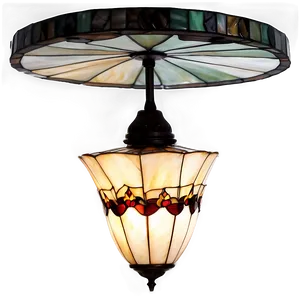 Tiffany Style Ceiling Light PNG 1 PNG