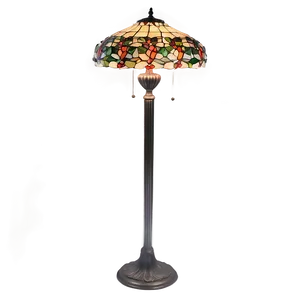 Tiffany Style Floor Lamp PNG 06242024