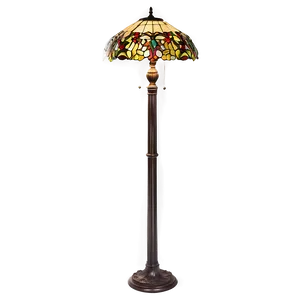 Tiffany Style Floor Lamp Png Ihq42 PNG image