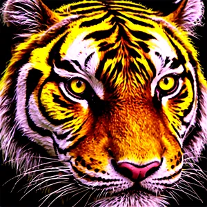Tiger Eyes In The Jungle PNG Fdx PNG