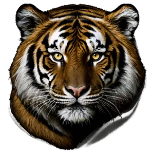 Tiger Face In Shadows Png Jap PNG image