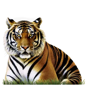 Tiger Face With Crown PNG 8