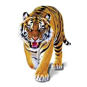 Tiger Full Of Anger PNG Bpy47 PNG