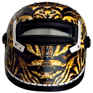 Tiger Graphic Welding Helmet PNG 06292024