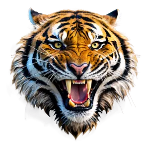 Tiger's Dominant Rage PNG 06252024