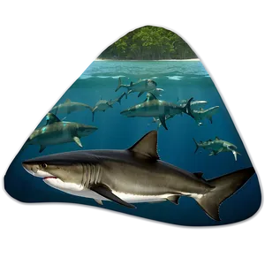 Tiger Shark In Ocean Scene Png 39 PNG image