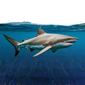 Tiger Shark Top View PNG 06212024 PNG