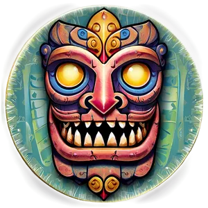 Tiki Bar Coaster Png 06132024 PNG image