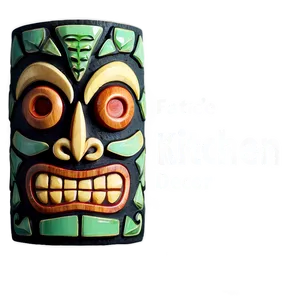 Tiki Kitchen Decor PNG 06132024