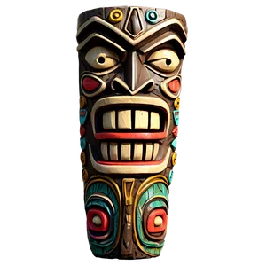 Tiki Warrior Statue Png 06132024 PNG image