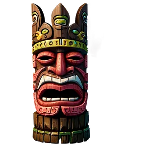 Tiki Warrior Statue Png Rip38 PNG image