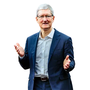 Tim Cook Digital Transformation PNG Kyg45