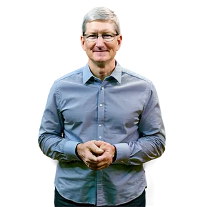 Tim Cook In Office PNG Dhq10