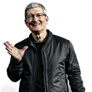 Tim Cook Technology Visionary PNG 06252024