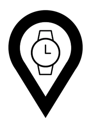 Time Location Pin Icon