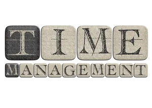 Time Management Vintage Blocks PNG image