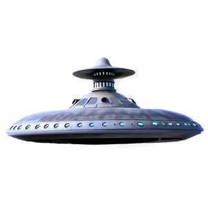 Time-traveling Flying Saucer PNG 06202024