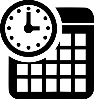 Timeand Calendar Icon PNG image
