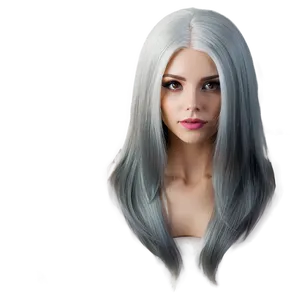 Timeless Grey Hair PNG 17