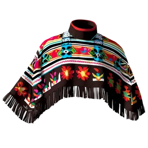 Timeless Mexican Poncho Style PNG 06282024