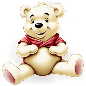 Timeless Pooh Bear Friendship PNG Mlw11 PNG