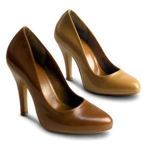 Timeless Tan Heels Png Pul PNG image