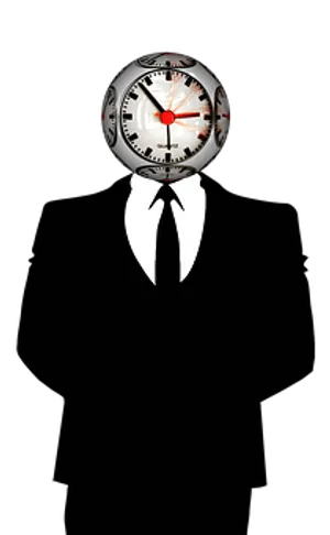 Timepiece Tuxedo Illusion PNG image