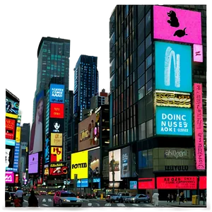 Times Square New York City Png 10 PNG image