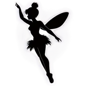 Tinkerbell Silhouette Png Aqa PNG image