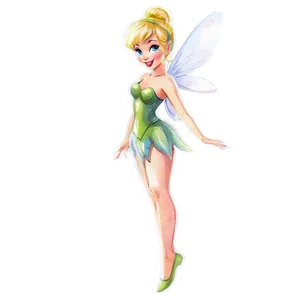 Tinkerbell Watercolor Png Okn PNG image