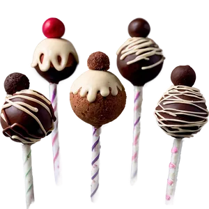 Tiramisu Cake Pops PNG Lgs27 PNG