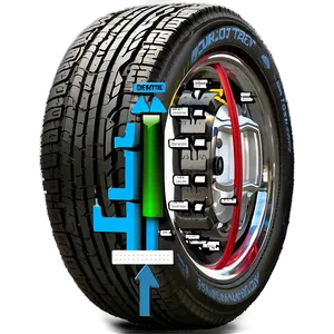 Tire Tread Depth Chart Png Afg PNG image