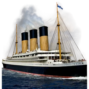 Titanic Launch Poster Png Xwh39 PNG image