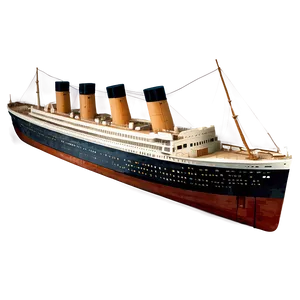 Titanic Shipwreck Art Png Jla PNG image