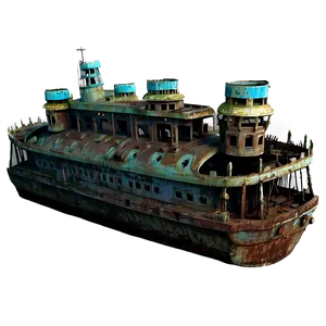 Titanic Underwater Wreck Png 05212024 PNG image