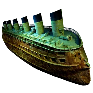 Titanic Underwater Wreck Png 05212024 PNG image