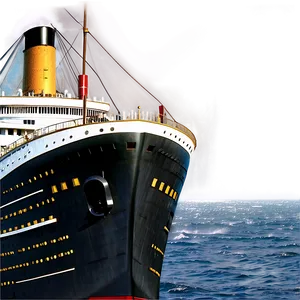 Titanic Vintage Poster Png 05212024 PNG image