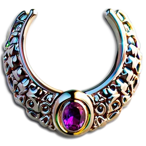 Titanium Septum Ring Png 20 PNG image