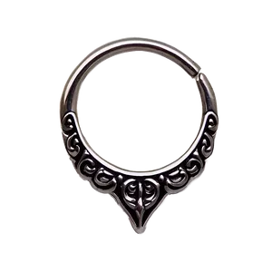 Titanium Septum Ring Png Twg39 PNG image