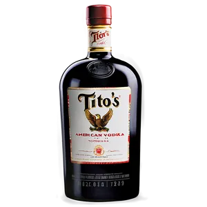 Tito's American Vodka PNG Log42 PNG