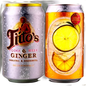 Tito's Vodka And Ginger Beer PNG Hij33 PNG